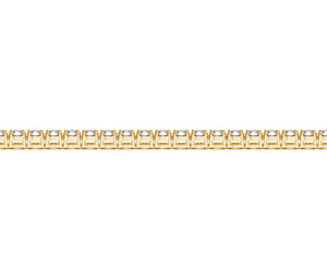 Lab Grown Round Diamond Tennis Bracelet in 14k Yellow Gold(5 cctw  F/G  VS2/SI1)