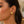 Sterling Silver Yellow Gold Plated Puffed Large Heart Stud Earrings