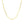 Sterling Silver Yellow Gold Plated Diamond Cut Cable Chain (1.40 mm)