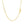 Sterling Silver Yellow Gold Plated Diamond Cut Cable Chain (1.40 mm)