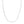 Double Extendable Cable Chain in 14k White Gold (1.40 mm)
