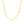 14K Yellow Gold Polished Diamond Motif Chain (3.00 mm)