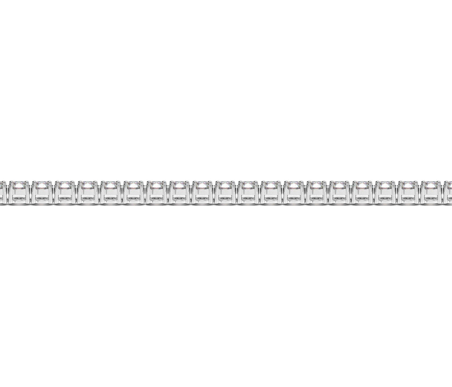 Lab Grown Round Diamond Tennis Bracelet in 14k White Gold (4 cctw F/G  VS2/SI1)