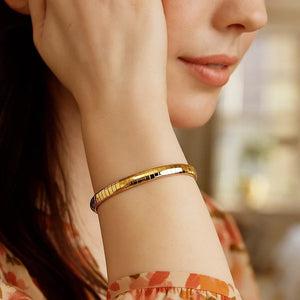 14k Yellow Gold Classic Omega Bracelet (6.00 mm)