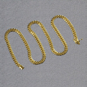 10k Yellow Gold Semi Solid Miami Cuban Chain (6.10 mm)