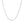 18K White Gold Fine Paperclip Chain (1.50 mm)