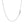 18K White Gold Fine Paperclip Chain (1.50 mm)