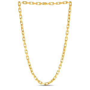 14k Yellow Gold French Cable Link Chain (6.1 mm)