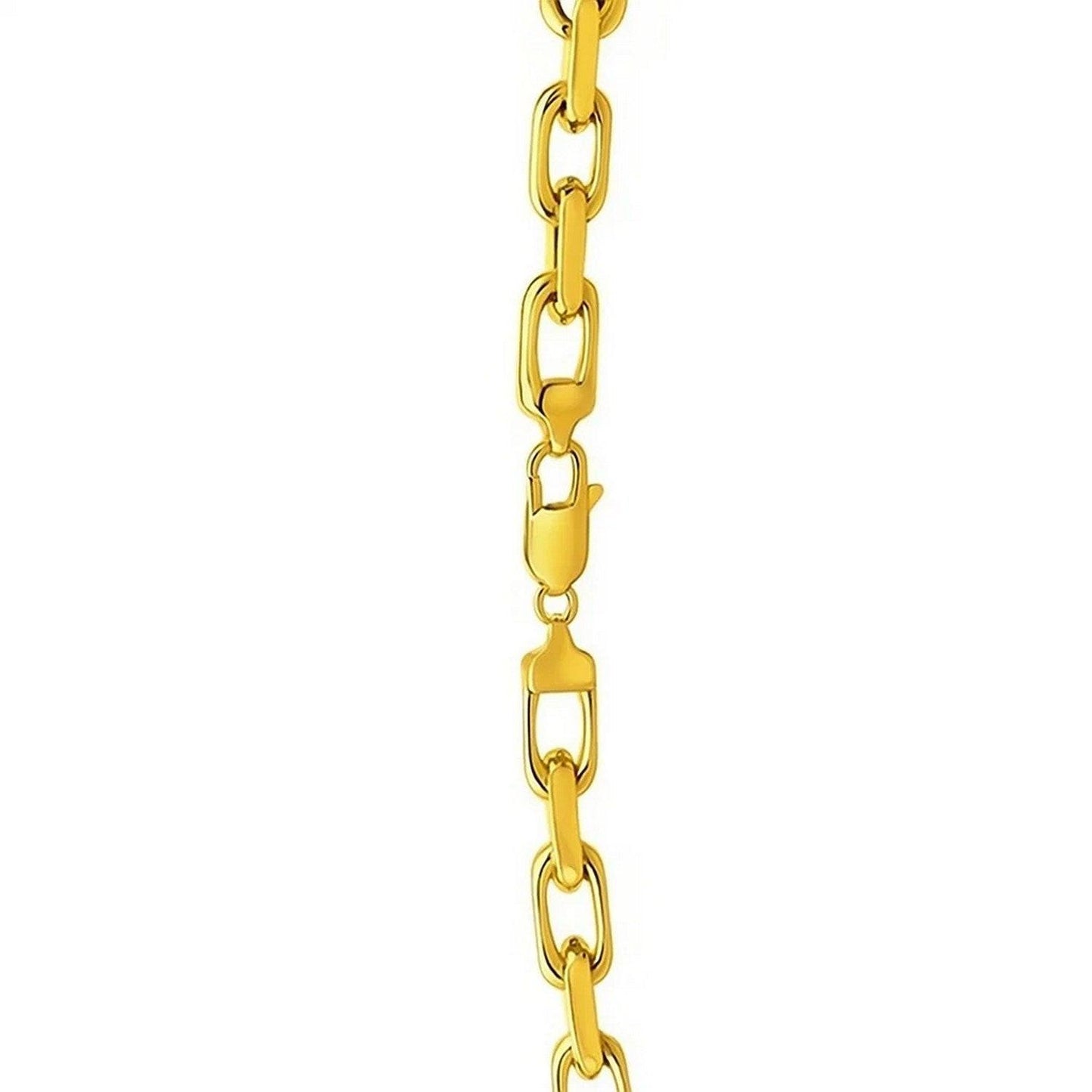 14k Yellow Gold French Cable Link Chain (6.1 mm)