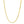 Sterling Silver Yellow Gold Plated Oval Snake Chain (3.30 mm)