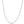Moon Cut Bead Chain in 14k White Gold (2.50 mm)