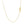 Double Extendable Cable Chain in 14k Yellow Gold (1.00 mm)