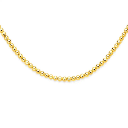 14k Yellow Gold Bead Chain (6mm)