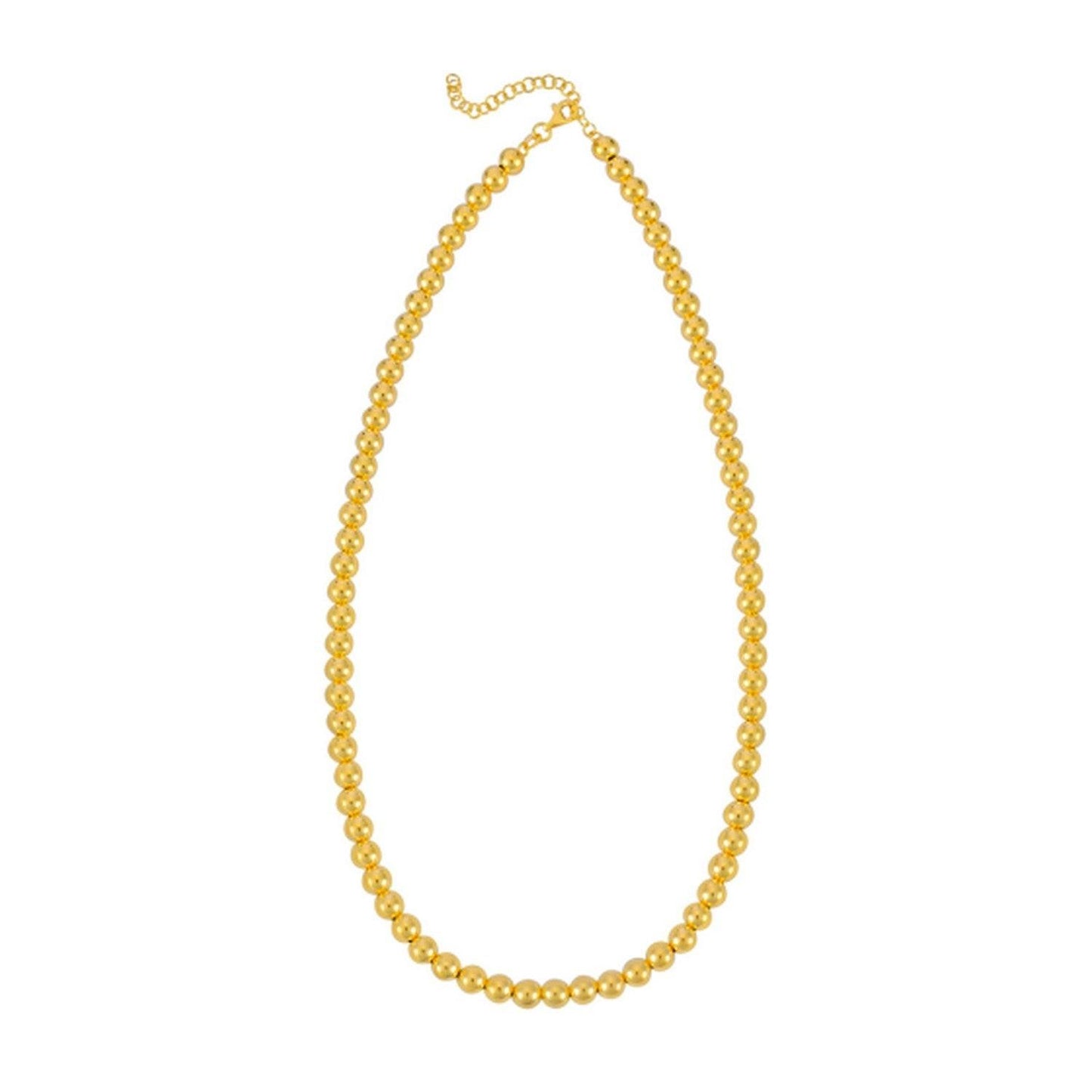 14k Yellow Gold Bead Chain (6mm)