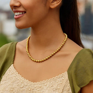 14k Yellow Gold Bead Chain (6mm)