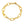 Large Flat Oval Link Bracelet in 14K Yellow Gold (7.90 mm)