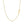 14k Yellow Gold Chain Necklace with a Shiny Flat Bar