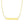 14k Yellow Gold Chain Necklace with a Shiny Flat Bar