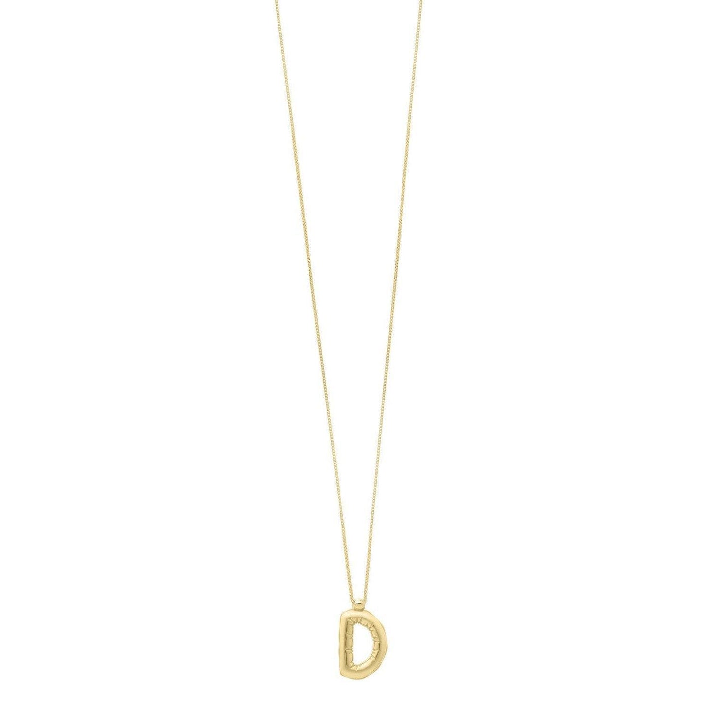 14K Yellow Gold Helium Initial D Pendant