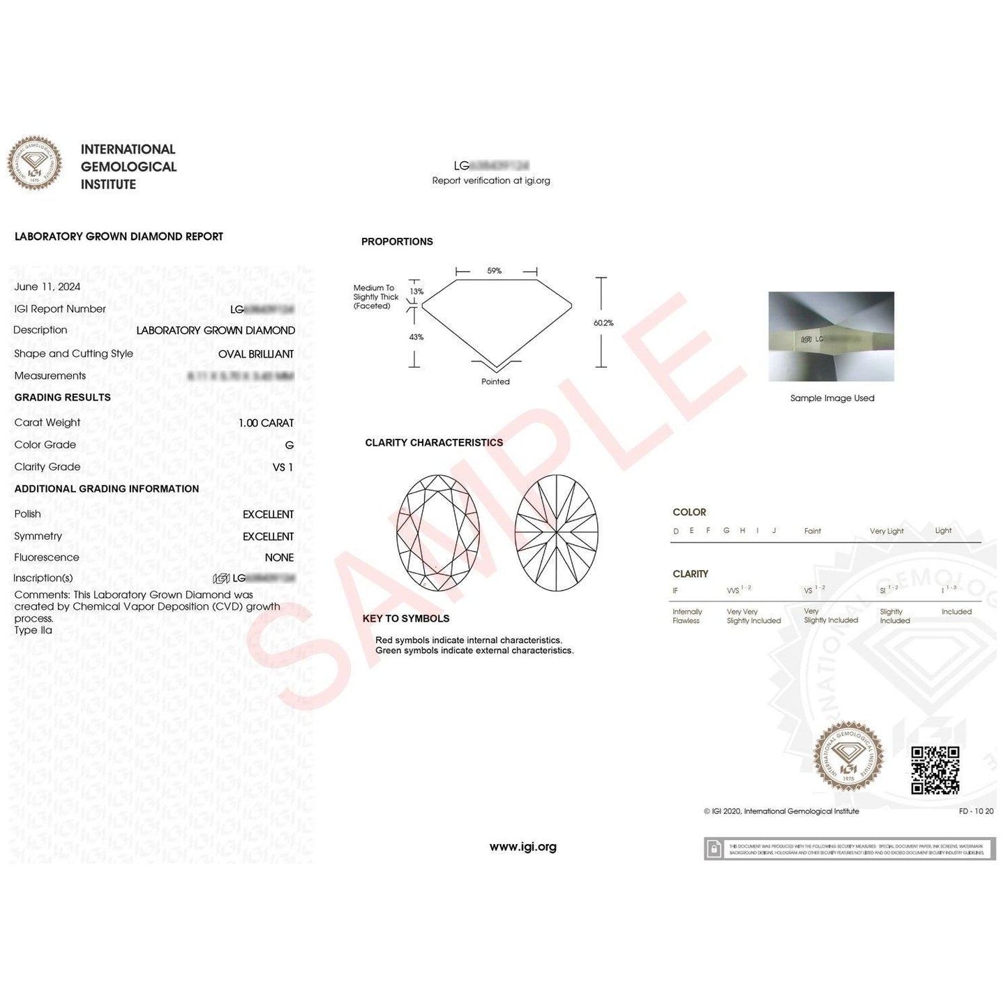 1 Carat Oval Lab Grown IGI G/VS1 Diamond Solitaire Ring in 10K Yellow Gold
