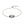 Sterling Silver Adjustable Two Toned Enameled Evil Eye Friendship Bracelet