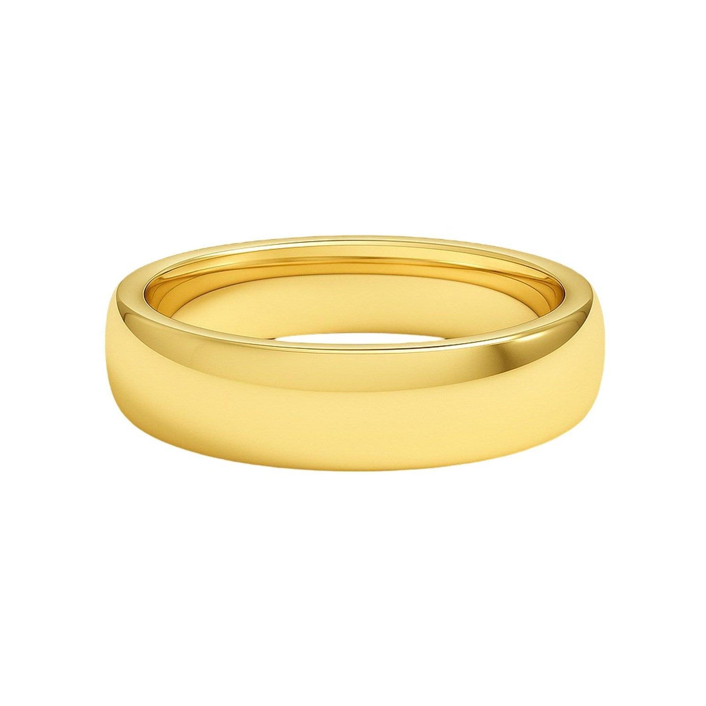 14k Yellow Gold Comfort Fit Wedding Band (6.00 mm)
