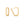 Paperclip Huggie Earring in 14K Yellow Gold