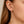 Textured Pear Shaped Long Drop Earrings in 14k Rose Gold