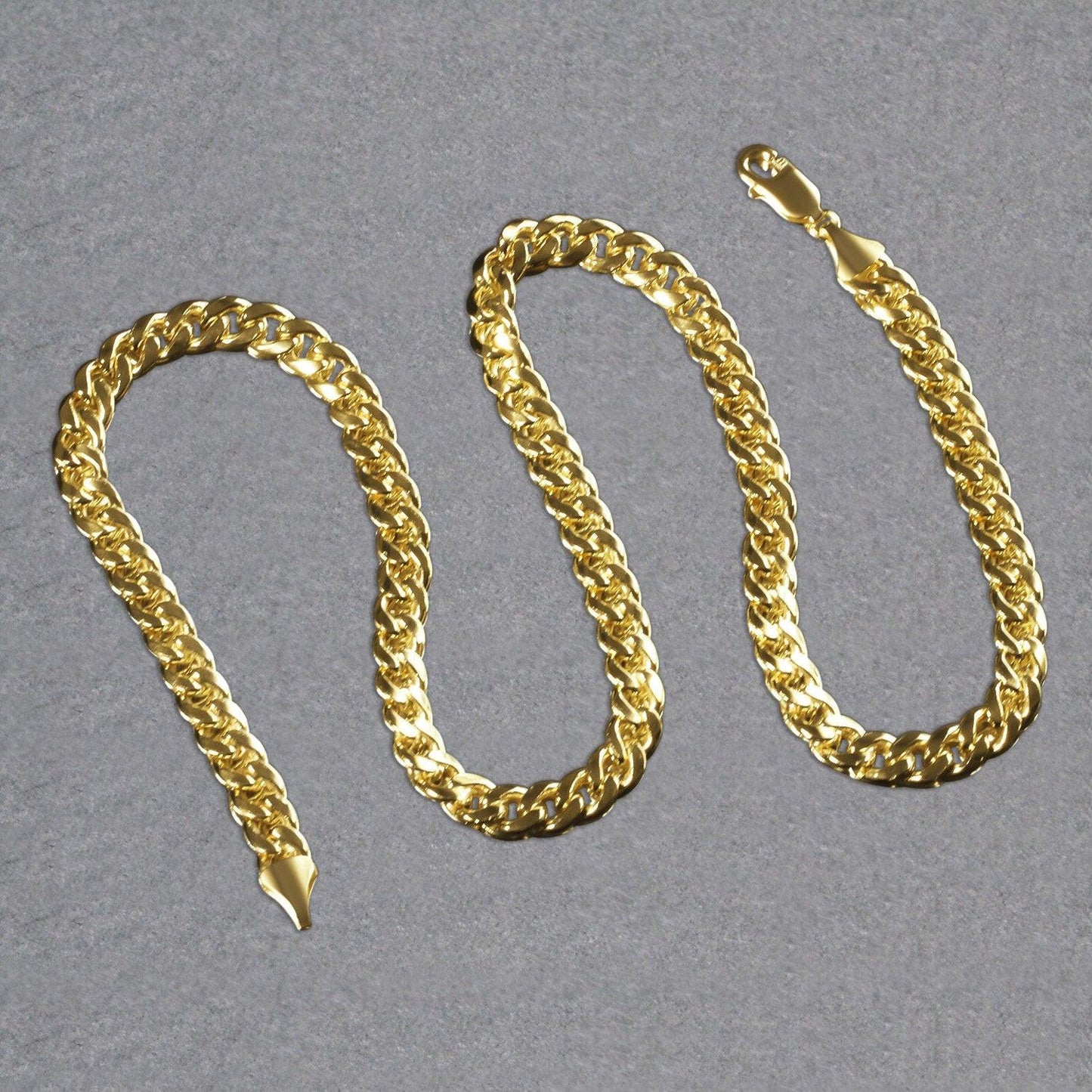 10k Yellow Gold Light Miami Cuban Chain (8.00 mm)
