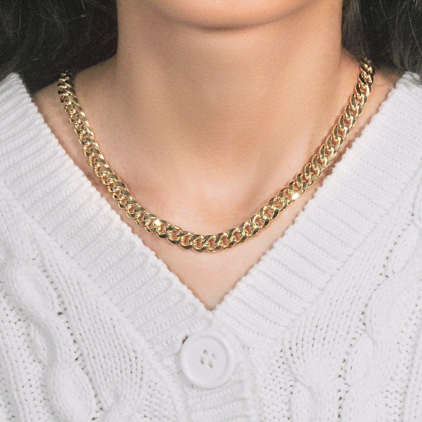 10k Yellow Gold Light Miami Cuban Chain (8.00 mm)