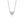 Diamond Heart Design Pendant in 14k White Gold
