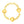 Sterling Silver Yellow Gold Plated Extra Puffed Triple Heart Bracelet