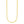 14k Yellow Gold Textured Paperclip Chain (3.5 mm)