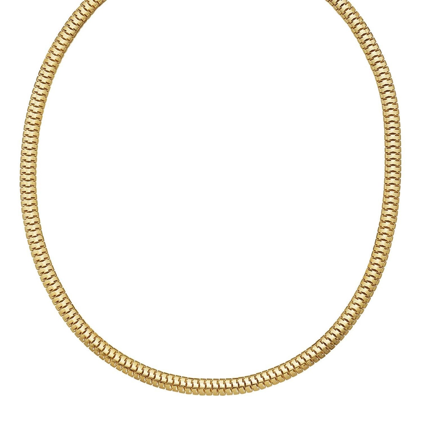 14K Yellow Gold Lite Oval Snake Chain (5.70 mm)