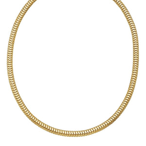 14K Yellow Gold Lite Oval Snake Chain (5.70 mm)