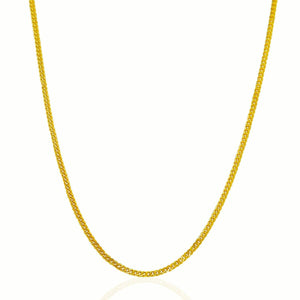 18k Yellow Gold Gourmette Chain (2.20 mm)