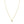 14K Yellow Gold Petite Diamond Cross Necklace