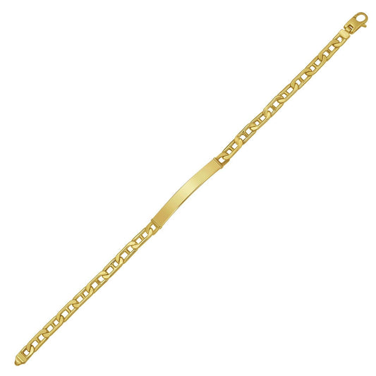 14K Yellow Gold Mariner ID Bracelet