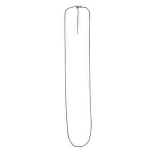 Endless Adjustable Cable Chain in 14k White Gold (1.70 mm)