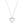 Sterling Silver Rhodium Plated Puffed Heart Pendant