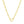 14k Yellow Gold Figaro Chain Necklace with Heart