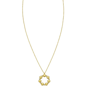 14K Yellow Gold Diamond Cut Cable Chain Necklace