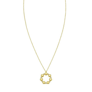14K Yellow Gold Diamond Cut Cable Chain Necklace