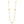 Alternating Bead Chain Necklace in 14K Yellow Gold