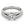 14k White Gold Split Shank Round Diamond Engagement Ring (1 1/8 cttw)