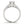 14k White Gold Split Shank Round Diamond Engagement Ring (1 1/8 cttw)