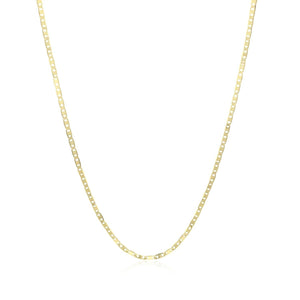 10k Yellow Gold Mariner Link Chain (1.20 mm)