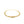 1.5mm 14k Yellow Gold Super Flex Herringbone Anklet