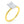 3 Carat Radiant Lab Grown IGI G/VS1 Diamond Solitaire Ring in 10K Yellow Gold