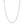 Sterling Silver Rhodium Plated Oval Snake Chain (4.20 mm)